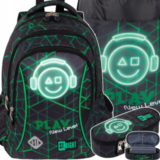 ŠKOLSKÝ BATOH ST.RIGHT PRE CHLAPKOV TRIEDY GAMER 1 3 + 2 ďalšie produkty